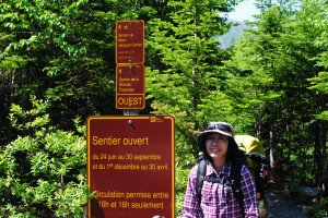 At the trailhead